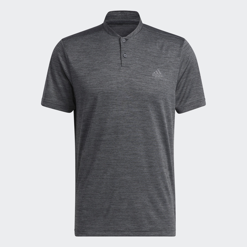 Adidas Đánh gôn Áo Polo Kẻ Sọc Sần Nam Đen HM7392