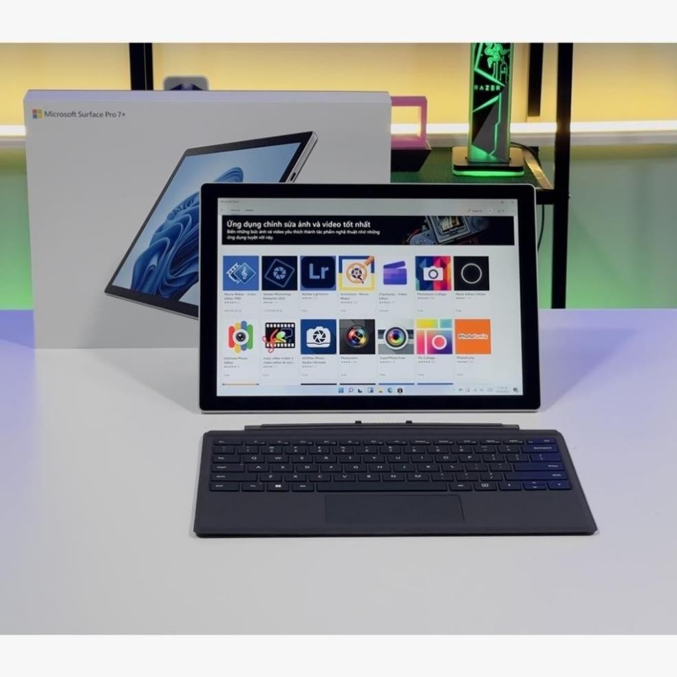 (Combo kèm bút+ phím) Máy tính Microsoft Surface Pro 7 Plus i5/8GB/128GB VE88