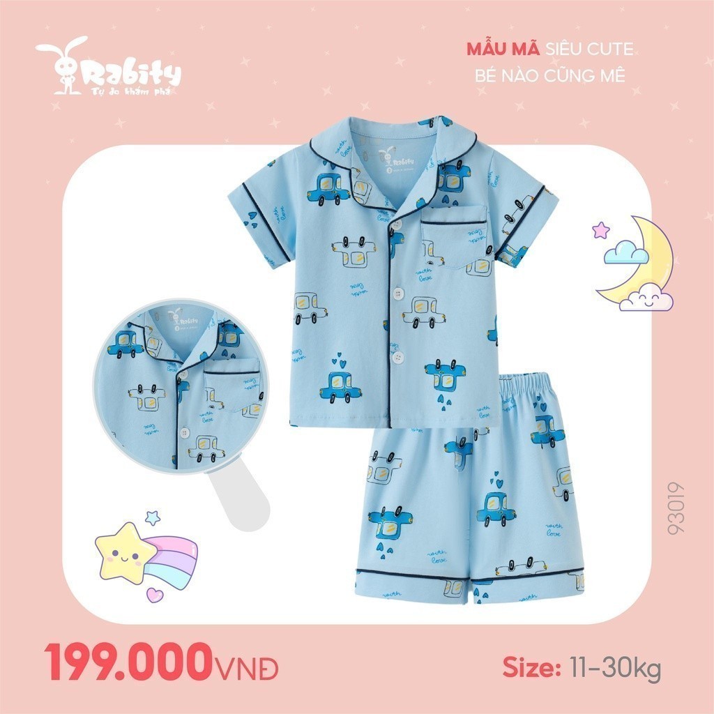 Bộ Pijama cao cấp cho bé trai Rabity quần áo siêu nhân nhện spiderman cho bé 92695