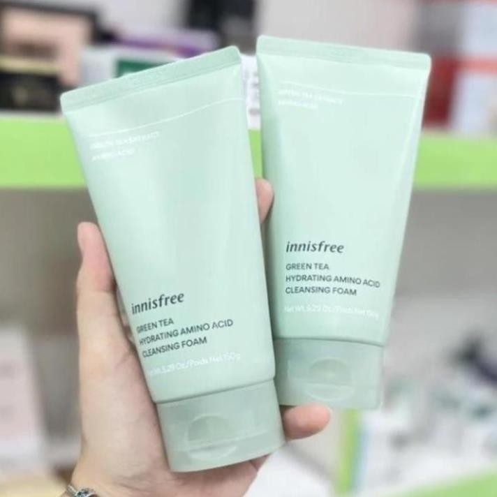 Sữa Rửa Mặt Trà Xanh Innisfree Green Tea Foam Cleanser 150ml! !