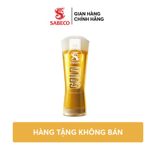  Ly thuỷ tinh Saigon Gold
