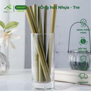 Ống hút tre chiều dài 15cm dùng cho nhà hàng, khách sạn, quà tặng doanh nghiệp sang trọng cao cấp loại 1 / HealHomes