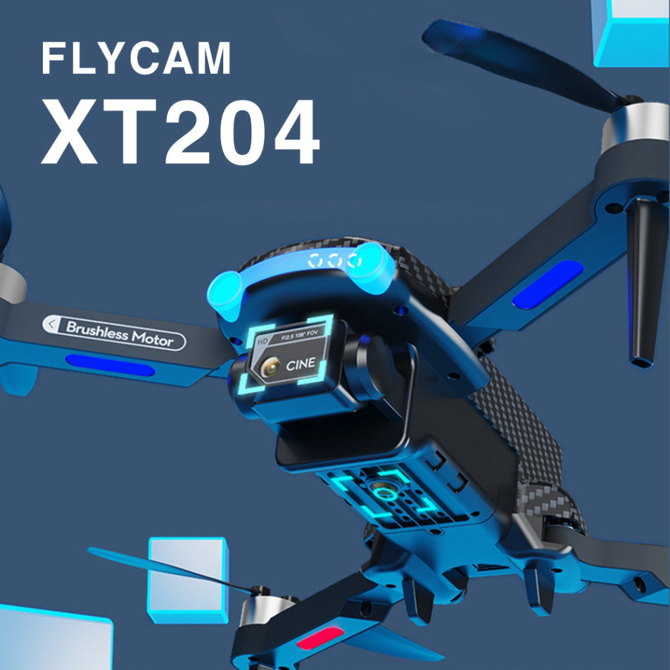 Flycam XT204 Máy Bay Điều Khiển Từ Xa Động Cơ Không Chổi Than Camera Kép Bảo Hành 12 Tháng | BigBuy360 - bigbuy360.vn