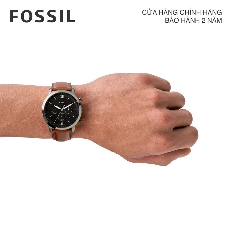 Đồng hồ nam Fossil Neutra FS5512 dây da- nâu