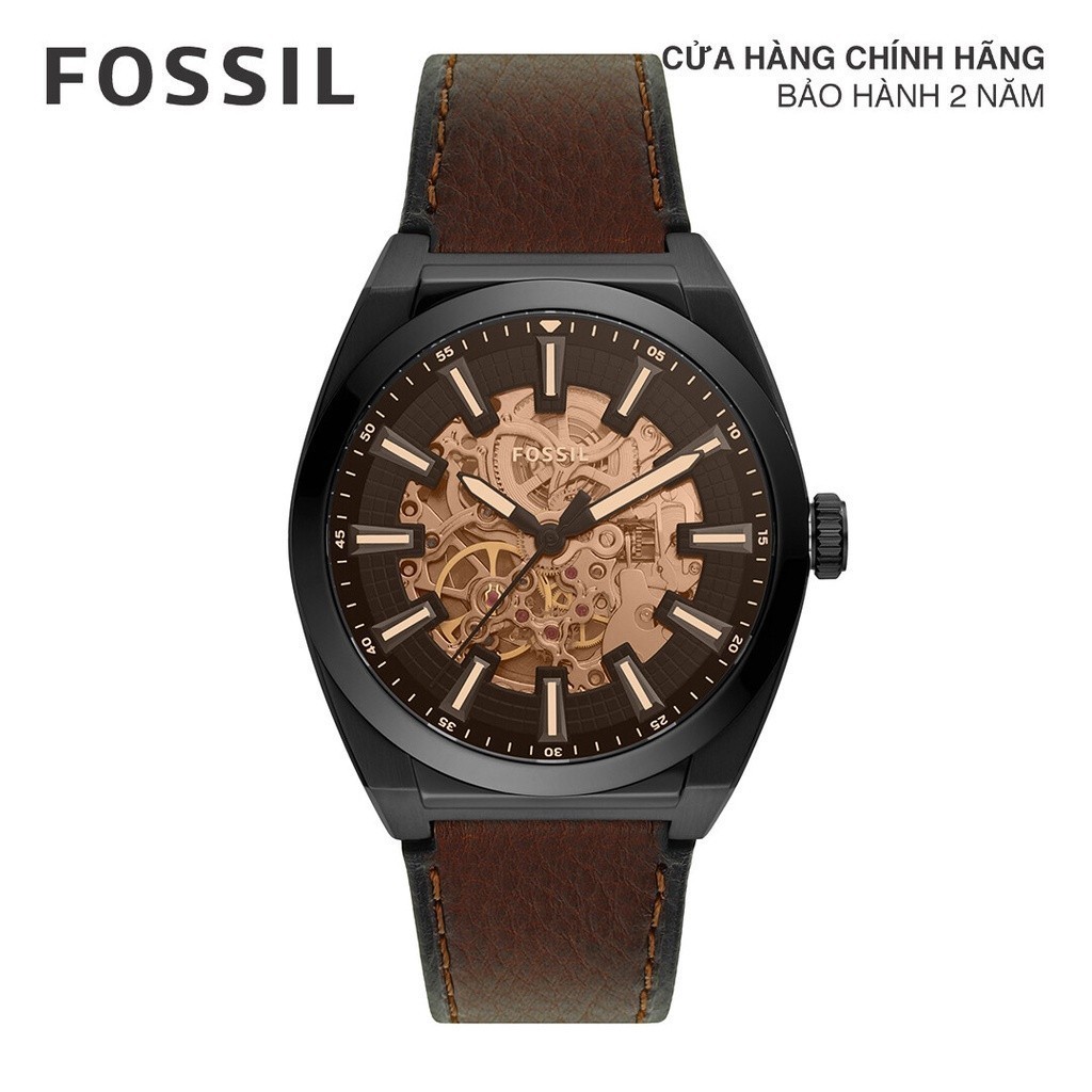 Đồng hồ nam Fossil EVERETT ME3207 dây da - màu nâu