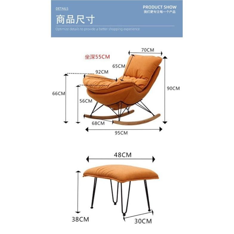 [KHUNG SIÊU BỀN ] Ghế Lười Thư Giãn Bập Bênh CÁNH CỤT LOẠI TỐT Đọc Sách , Xem Phim DECOR | BigBuy360 - bigbuy360.vn