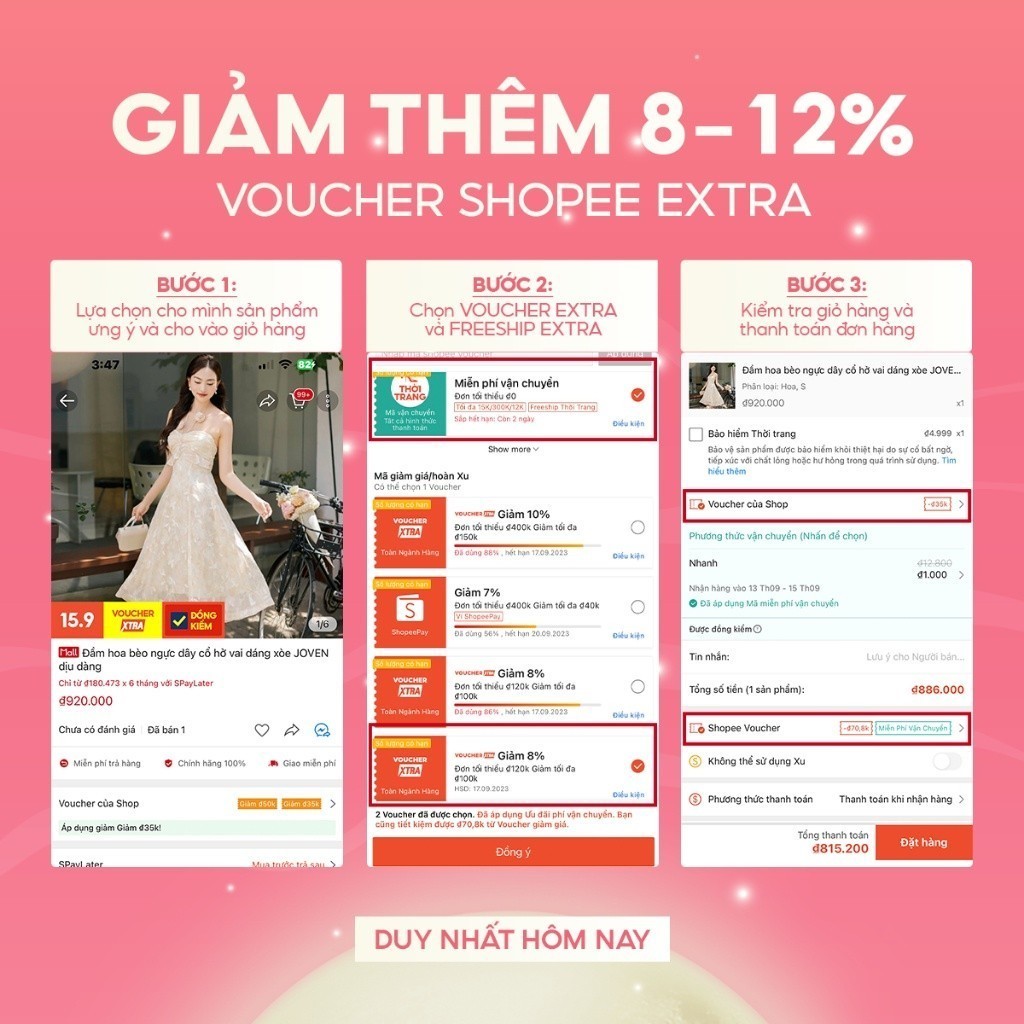 UPTO60% + VC60K || Đầm mini tafta lam tuyết Joven cổ tàu màu xanh ngọc trơn, áo dài cách tân mặc Tết