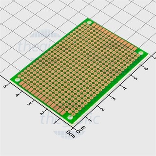 Fr4 pcb hàn test board 5x7cm phủ xanh 2 lớp
