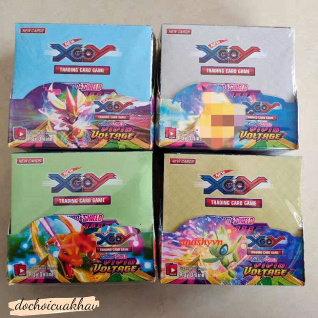 36 PACK Hộp 324 thẻ Bài Pokemon Hộp thời thượng Siêu Đẹp [ TCG New ] Hộp 40 pack thẻ bài pokemon Vma