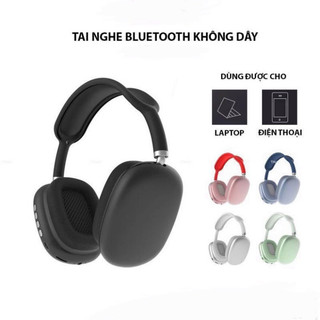 Tai Nghe Chụp Tai Bluetooth Không Dây Chống Ồn P9 Air Max Hỗ Trợ Thẻ Nhớ SD new HOT - HTH TECHNOLOGICAL