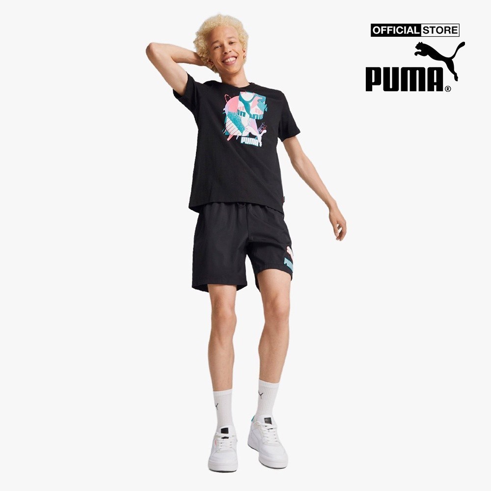 PUMA - Áo thun nam tay ngắn cổ tròn Fandom Graphic 536108-01
