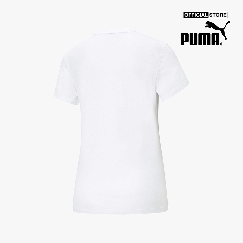 PUMA - Áo thun thể thao nữ ngắn tay Essentials Logo Train 586774-02