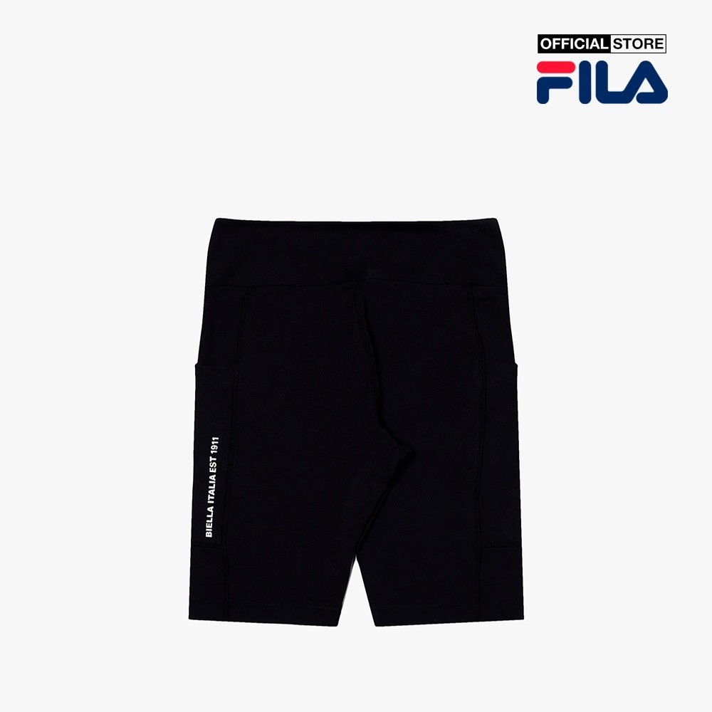 FILA - Quần shorts leggings thể thao nữ Regular Small Logo FW2HPF1046F-BLK