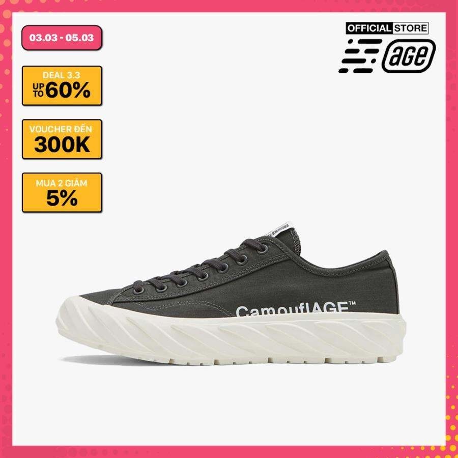 AGE - Giày thể thao unisex cổ thấp Cut Ripstop AGFT-RCFL-CT-GR-011
