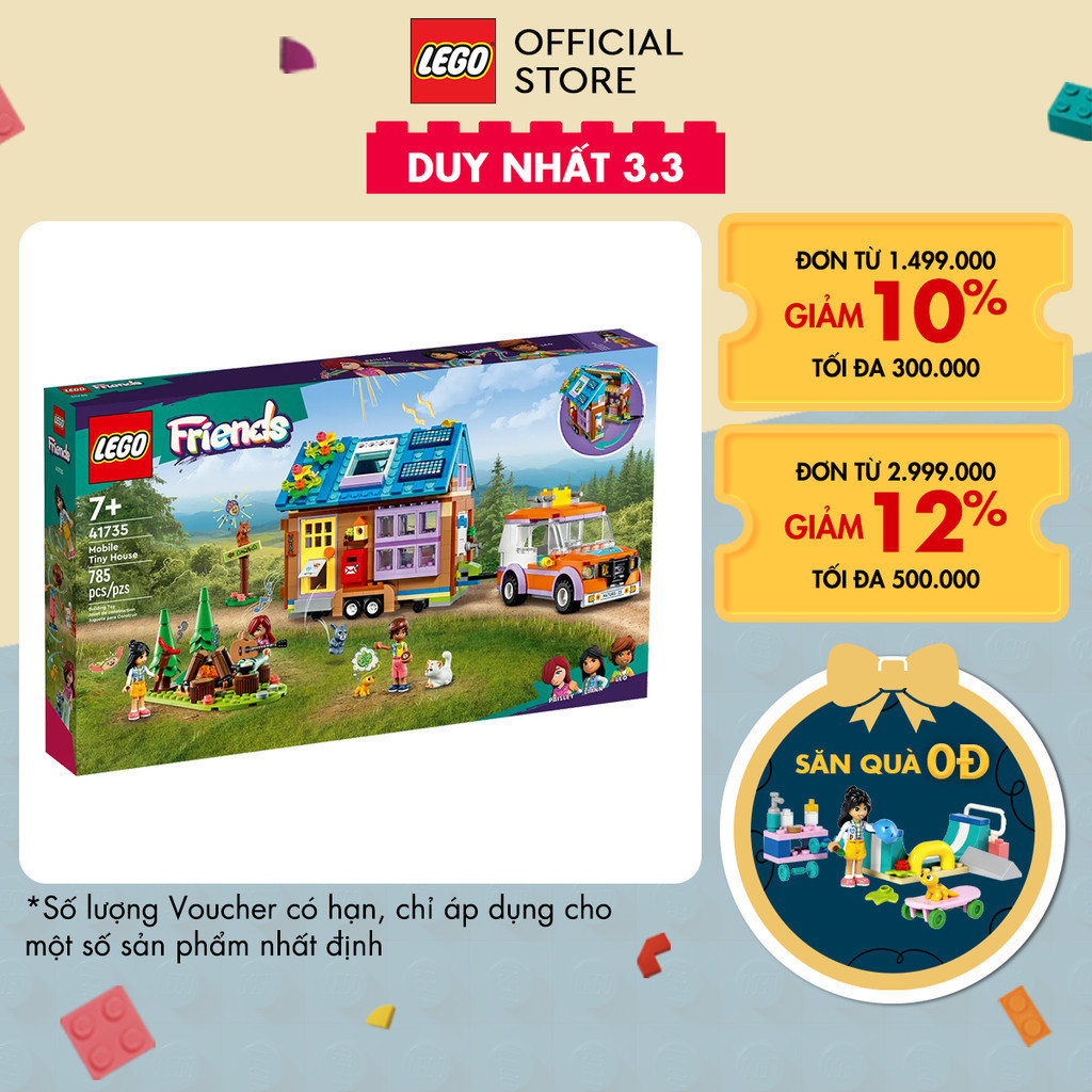 LEGO Friends 41735 Nhà nhỏ Di Động (785 Chi Tiết)