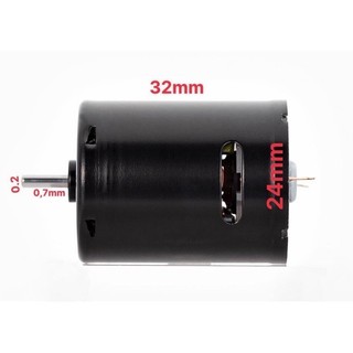 Motor máy xăm kích thước 24x32mm, mô tơ máy xăm hình.