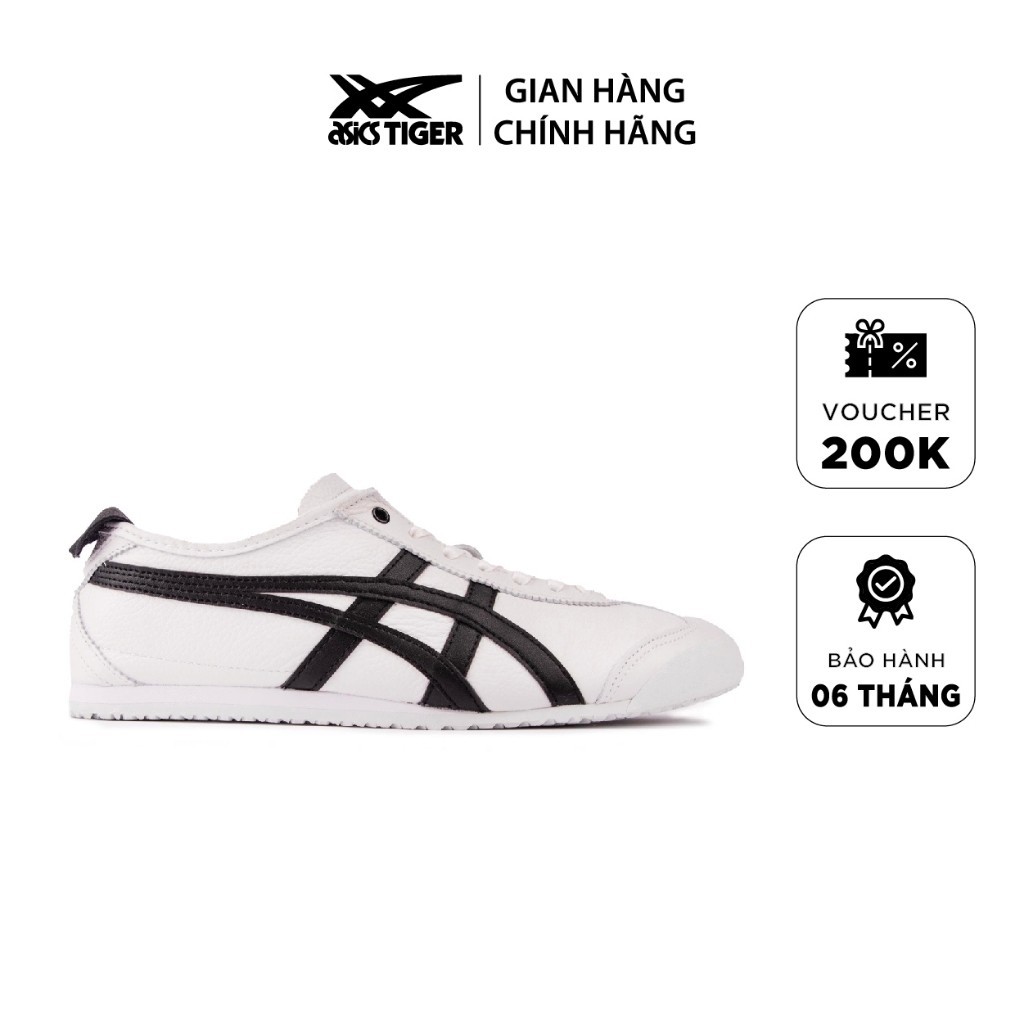 Giày Thể Thao Onitsuka Tiger Mexico 66 WHITE/BLACK " D508K.0190"
