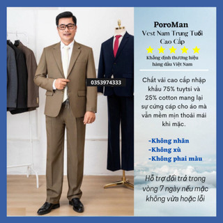 Vest trung niên cao cấp,vest trung niên xuất khẩu 2021