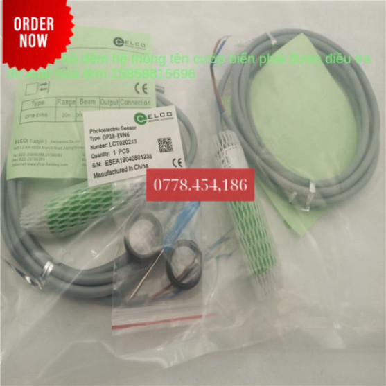 OP18-EVN6 Truyền Nhận Cảm Biến OP18-S6 Bốn Dây NPN Thường Mở Thường Đóng Công Tắc Quang Điện