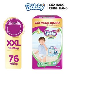 Tã quần Bobby có đệm lưng thấm mồ hôi đủ size M120/L96/XL84/XXL76