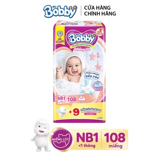 Miếng Lót Bobby Fresh Newborn 1 - 64 miếng/108 miếng