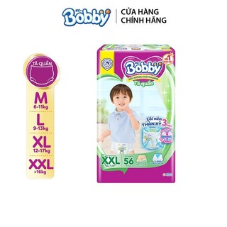 Tã quần Bobby lõi nén thần kì 3mm đủ size M76/L68/XL62/XXL56