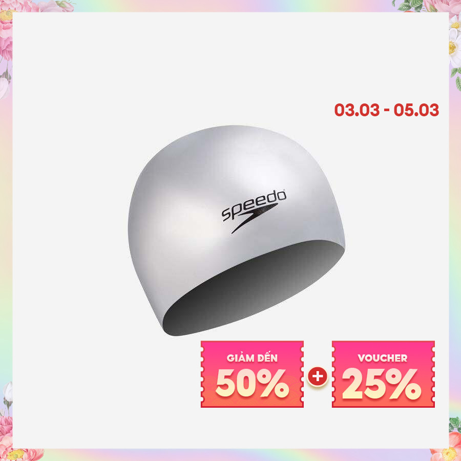 Mũ bơi unisex Speedo Plain Flat - 8-709911181
