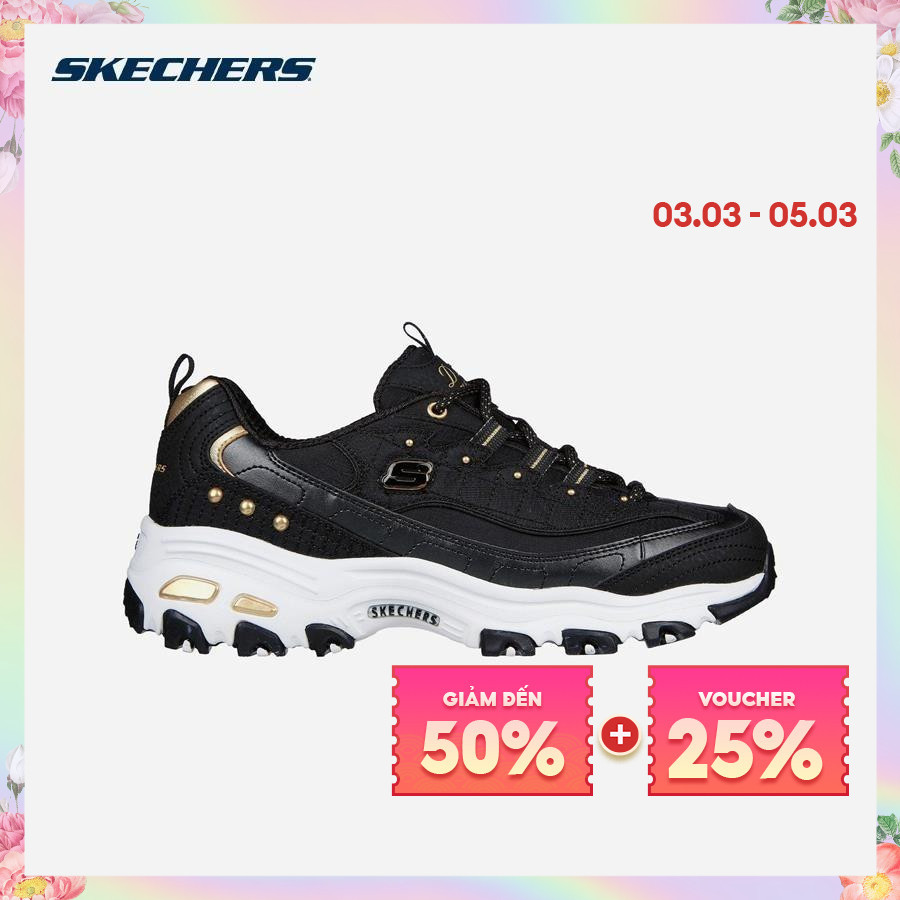 Giày sneaker nữ Skechers D'Lites - 149267-BKGD