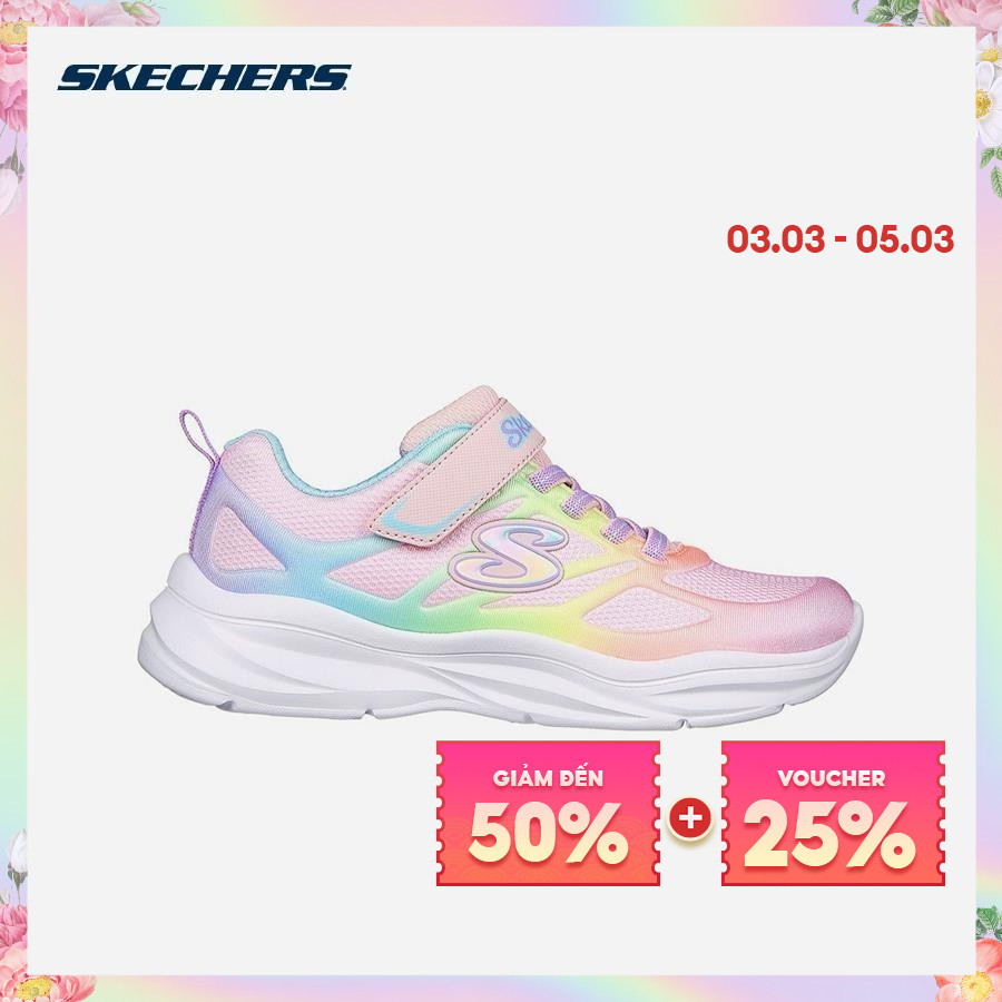 Giày sneaker bé gái Skechers Power Jams - 303503L-LPMT