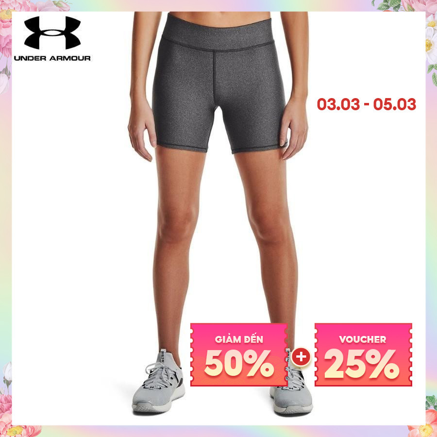 Quần ngắn thể thao nữ Under Armour HeatGear® Armour - 1360938-019