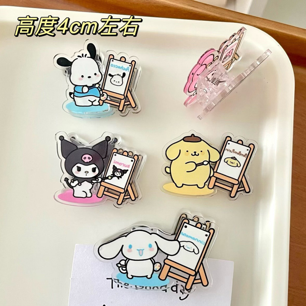 Dễ Thương Kẹp Giấy Ghi Chú Bằng acrylic In Họa Tiết Hoạt Hình Đáng Yêu Tiện Dụng Cho Trường Học