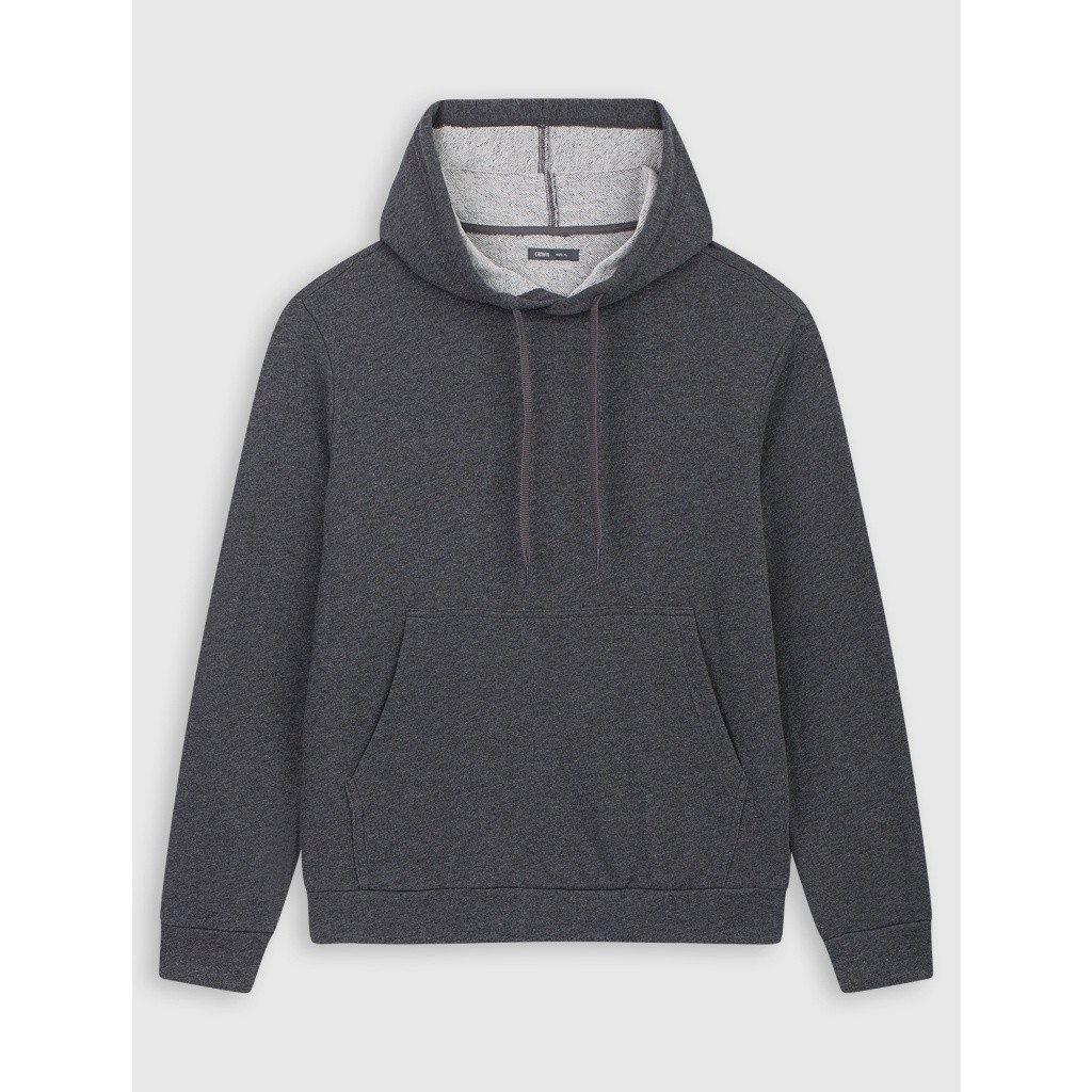 Áo nỉ nam có mũ túi ốp bụng dáng suông - 8TW22W021