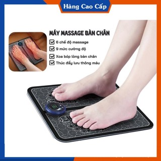 Thảm massage chân EMS cao cấp có màn hình hiển thị giúp lưu thông khí huyết, máy massage bàn chân giảm đau mỏi hiệu quả