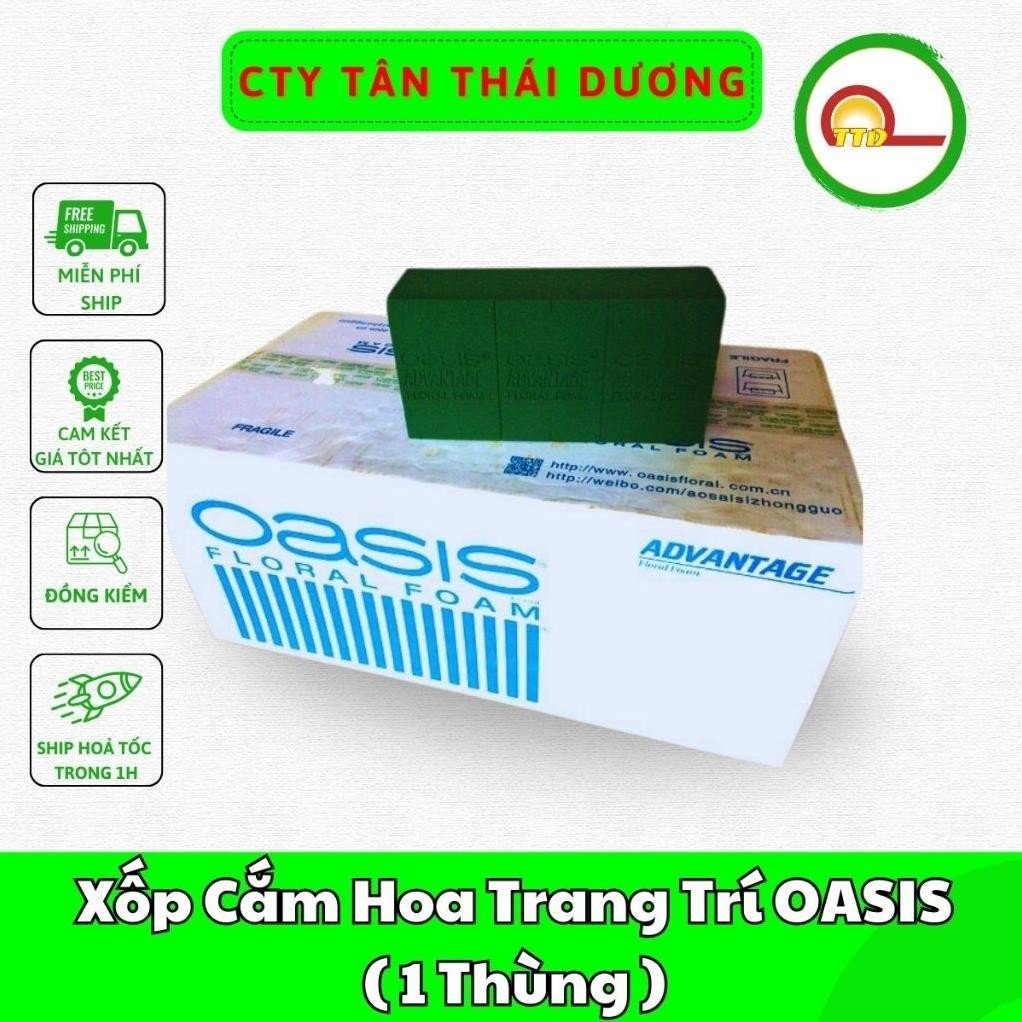 Xốp Cắm Hoa Trang Trí OASIS ( 1 Thùng ) - Chuyên Dùng Để Cắm Hoa - Trang Trí Hoa Tươi, Hoa Khô