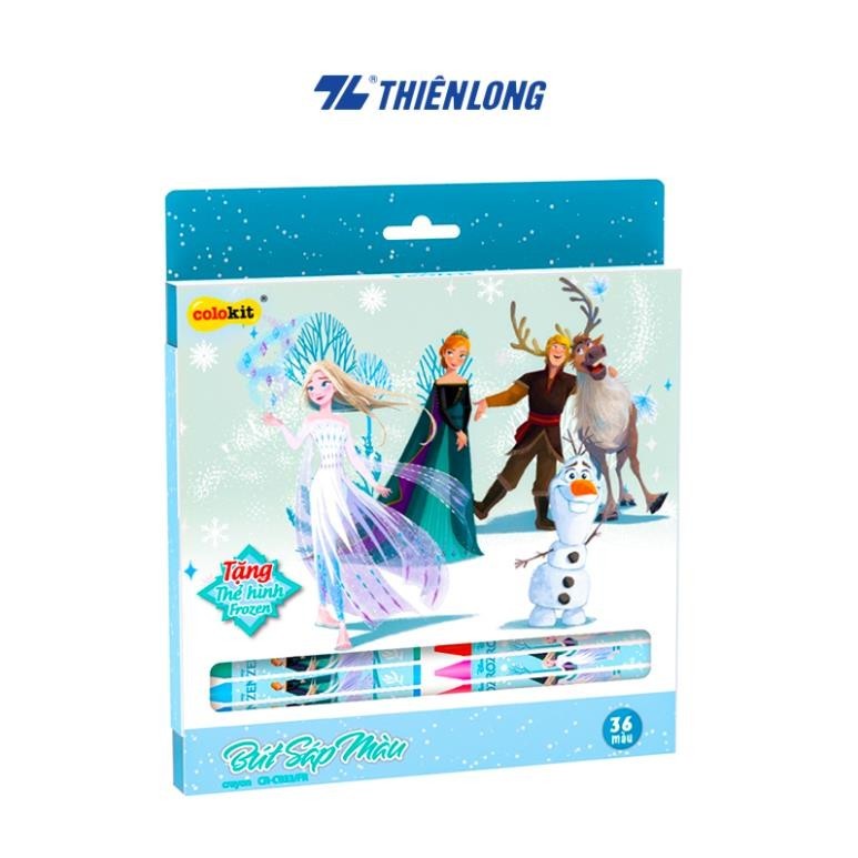 Bút sáp màu Thiên Long Disney Frozen CR-C033/FR- 36 màu