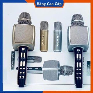 Mic karaoke YS-98 kèm loa Bluetooth bass trầm ấm - Có kèm mic phụ song ca - bảo hành 12 tháng