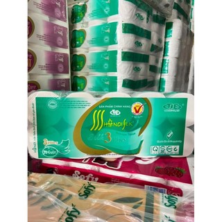 Giấy vệ sinh Hà Nội silk 3 lớp