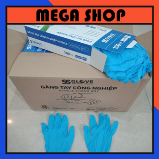 Găng tay công nghiệp nitrile SSGLOVE