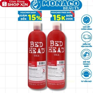 Tigi - Cặp Dầu Gội Xả Tigi Đỏ Bed Head Phục Hồi Cấp Độ 3 - 750ml VB