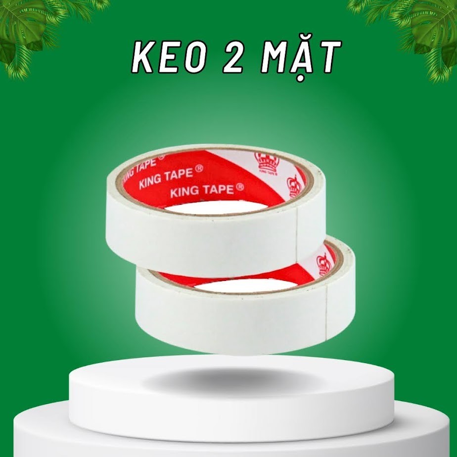 Cuộn Băng Keo 2 Mặt Dán Simili