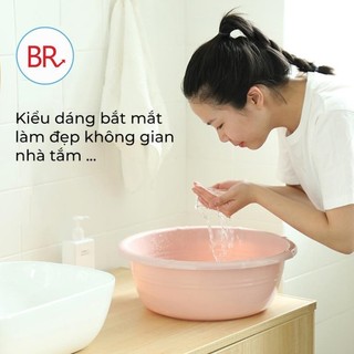 Chậu nhựa đốt trúc Việt Nhật Hokori cao cấp, siêu bền đẹp nhiều size (2324,2327,2328,2329) Thau rổ đa năng rửa mặt 01852