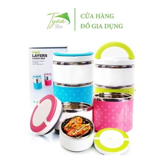 Camen Inox giữ nhiệt 2 ngăn Lunch box