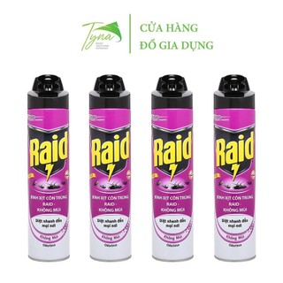 Xịt côn trùng Raid Không mùi 600ml
