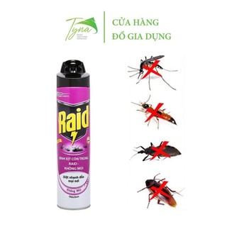 Xịt côn trùng Raid Không mùi 600ml