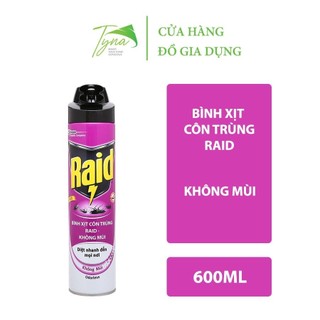 Xịt côn trùng Raid Không mùi 600ml