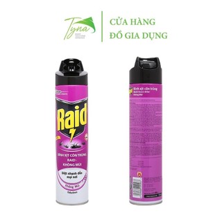Xịt côn trùng Raid Không mùi 600ml