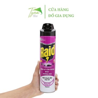 Xịt côn trùng Raid Không mùi 600ml