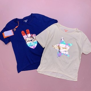 Áo cotton Eureka đính kim sa BG size 10-16y