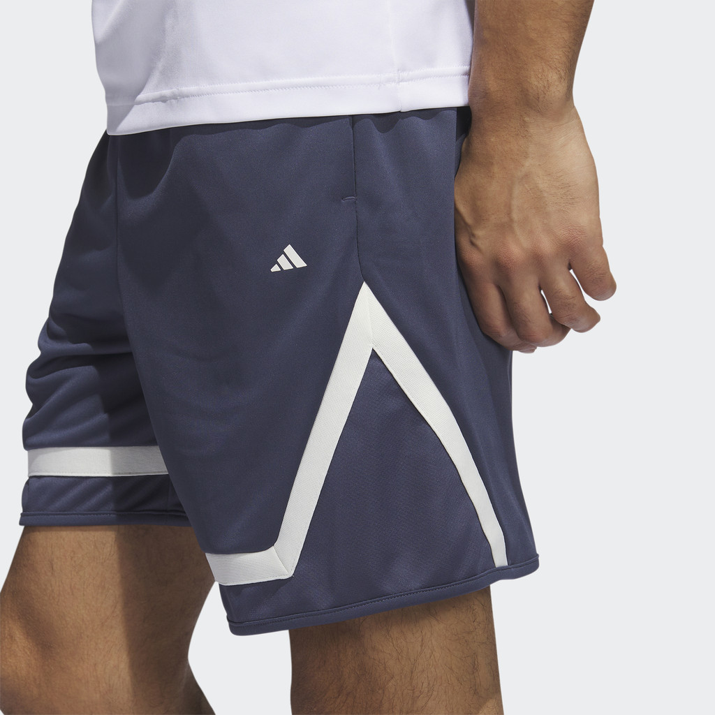 [3-5.3, VOUCHER 35%] adidas Bóng rổ Quần Short Block adidas Pro Nam Màu xanh da trời IL2246