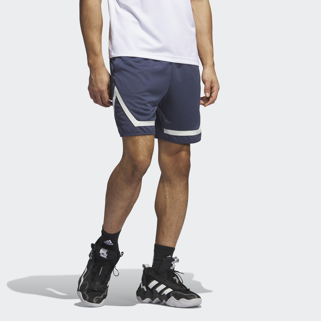 [3-5.3, VOUCHER 35%] adidas Bóng rổ Quần Short Block adidas Pro Nam Màu xanh da trời IL2246